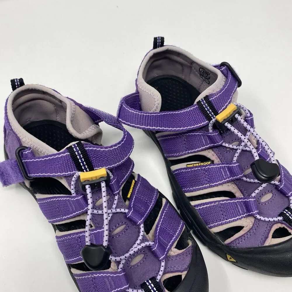 Keen Youth 5 Heli Newport H2 Sandals Purple Hiking Outdoor Water Sports Shoes